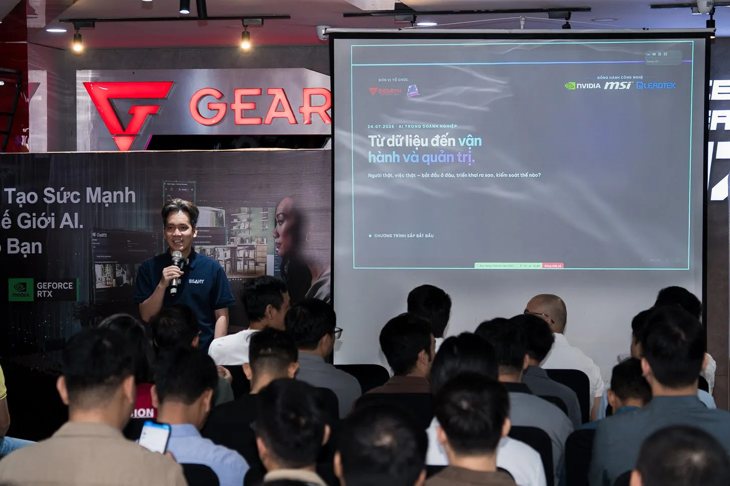 Từ dữ liệu đến vận hành và quản trị: một buổi offline ở GearVN, người thật việc thật